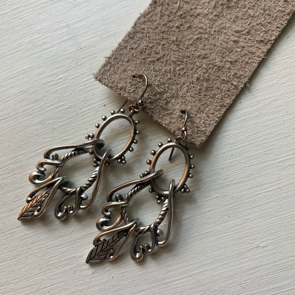 Lucky Brand Boho Earrings- Silver